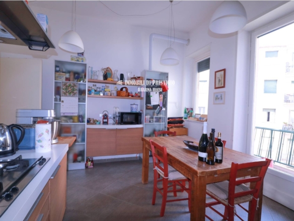 MILANO DE AMICIS, AFFITTO QUADRILOCALE CON VISTA INCANTEVOLE