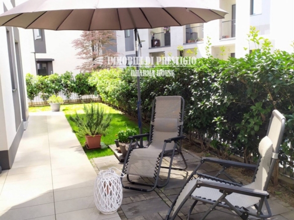 MILANO MERLATA, VENDITA TRILOCALE CON GIARDINO PRIVATO